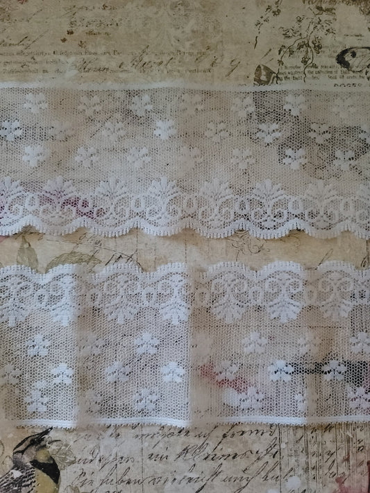 D-01 - 3" Vintage Lace - 1 Yard