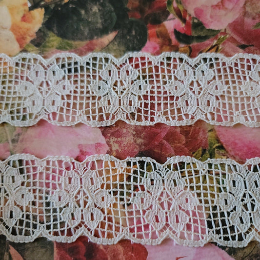 B-88 - 1 3/8" Vintage Lace - 1 Yard