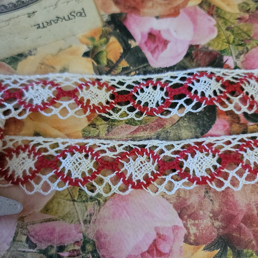 B-08 - 1" Vintage Lace - 1 Yard